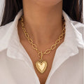 Spiked Heart Necklace