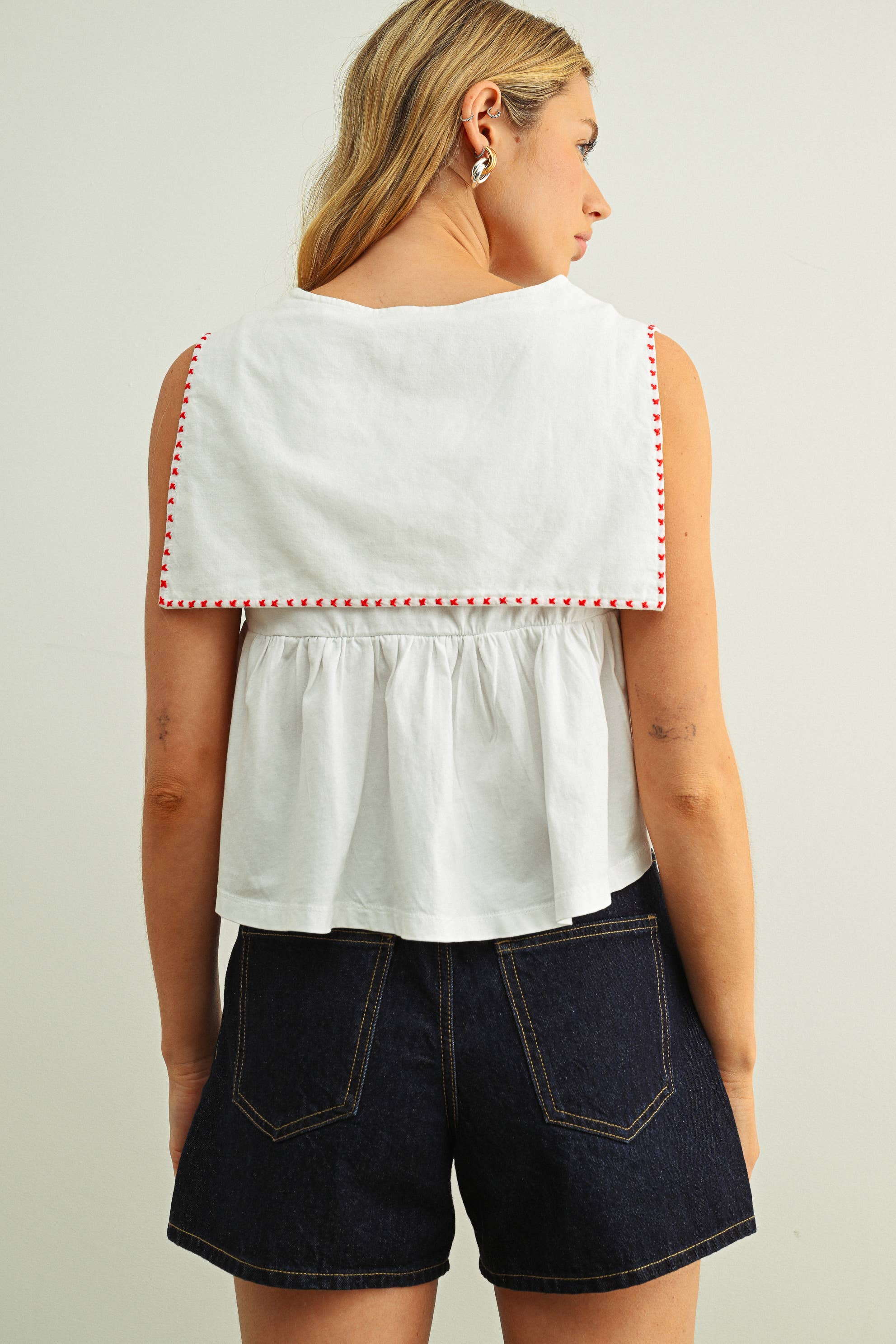 Saylor Crop Sleeveless Top