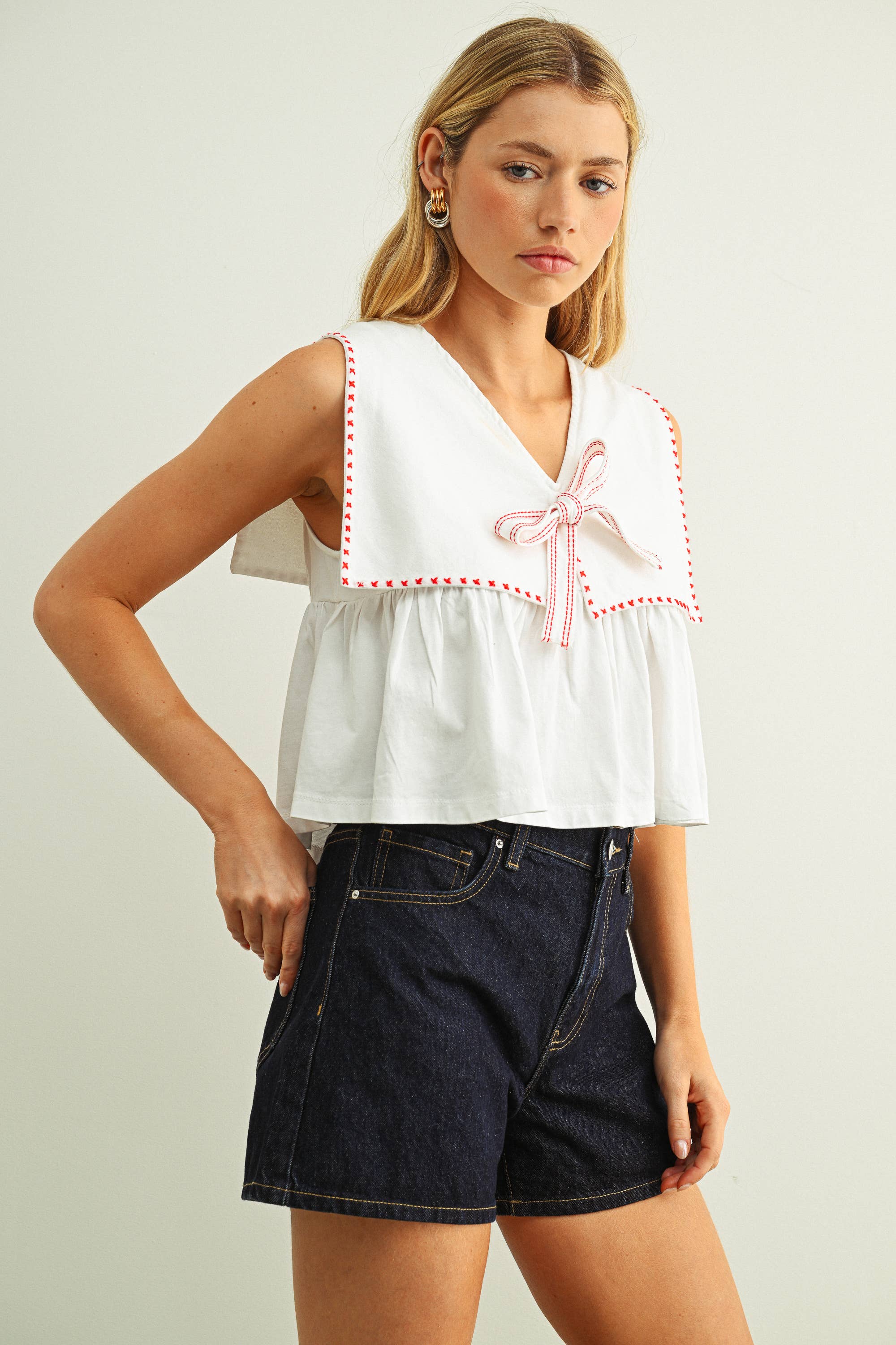 Saylor Crop Sleeveless Top