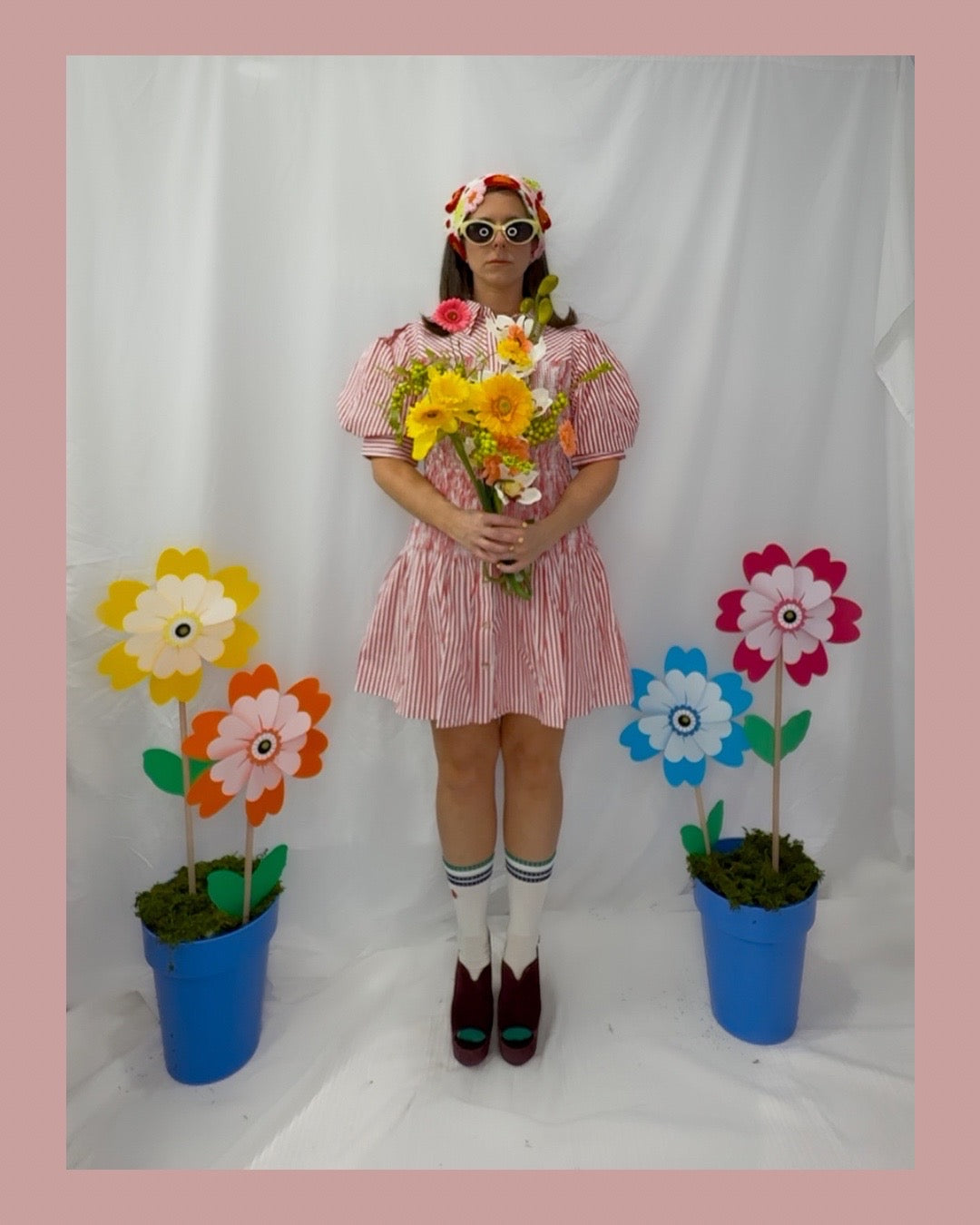 Mabel SMOCKED MINI DRESS