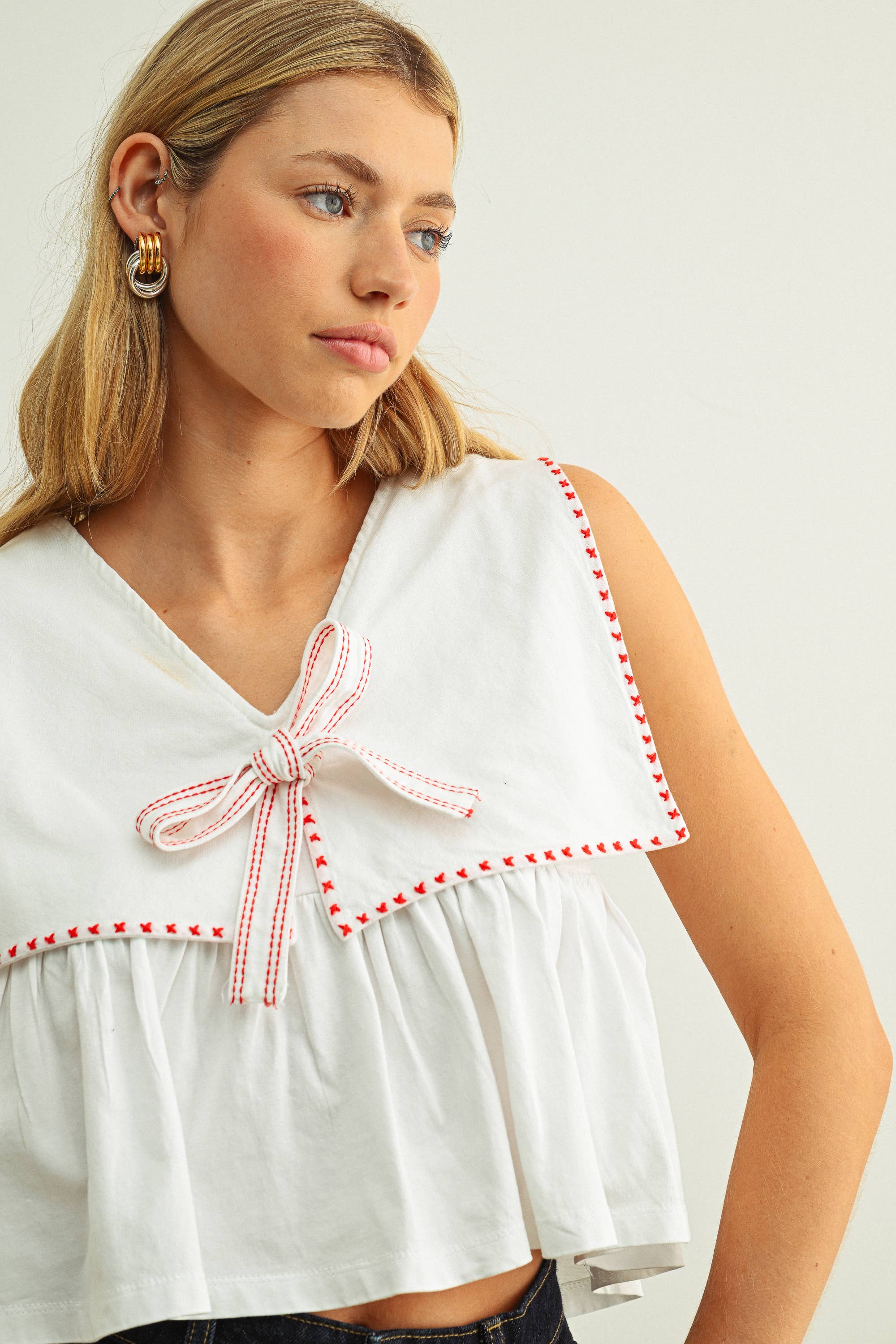 Saylor Crop Sleeveless Top