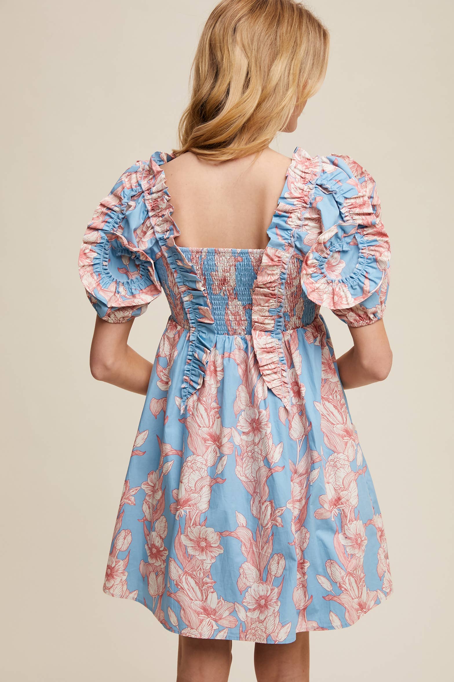 Ashley Floral Mini Dress