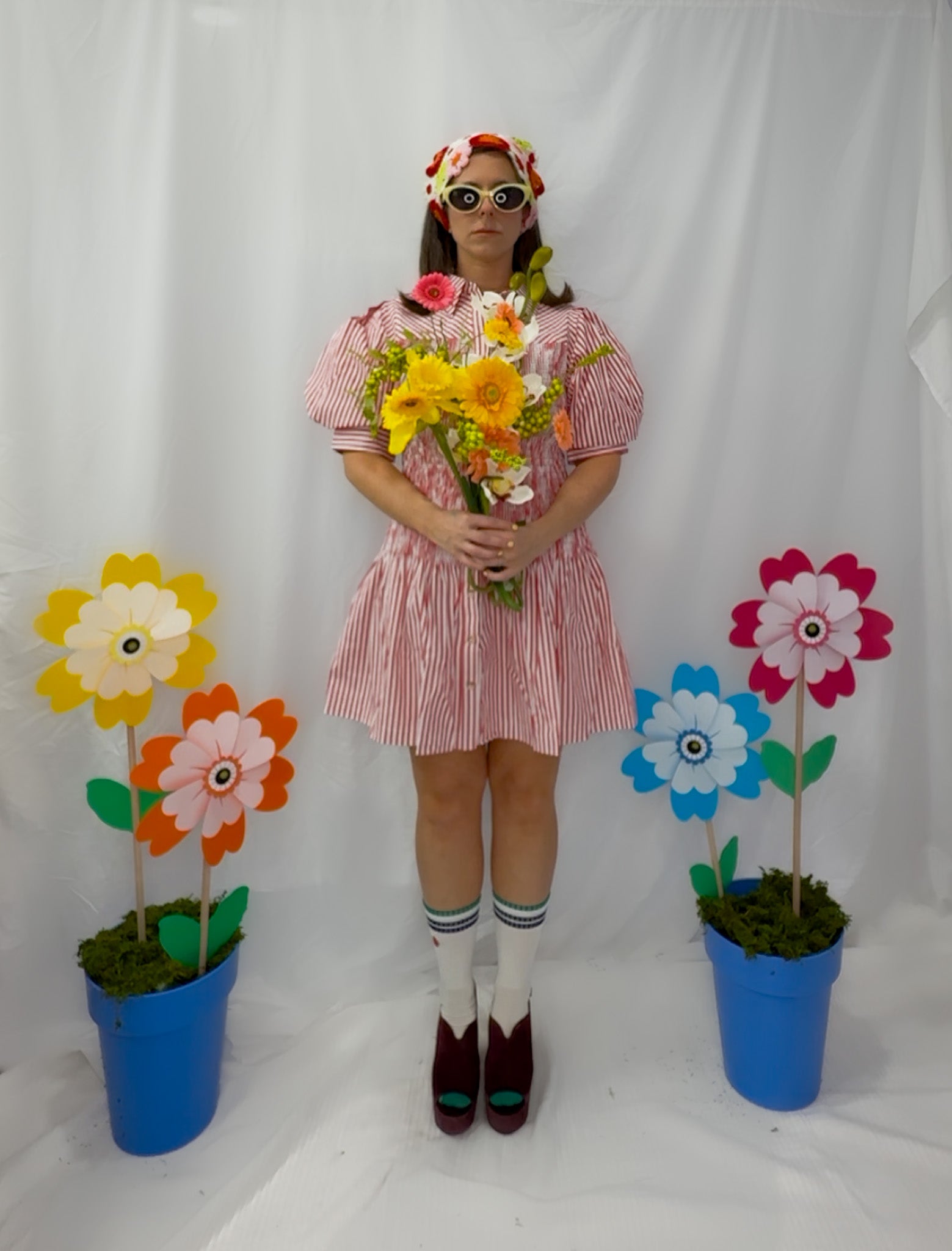 Mabel SMOCKED MINI DRESS