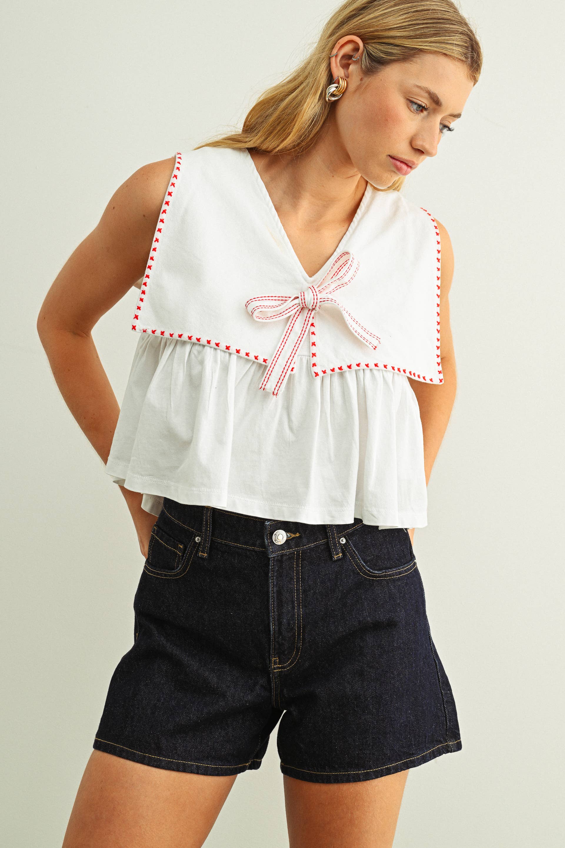 Saylor Crop Sleeveless Top