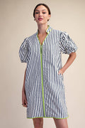 Collier Collard Stripe Dress